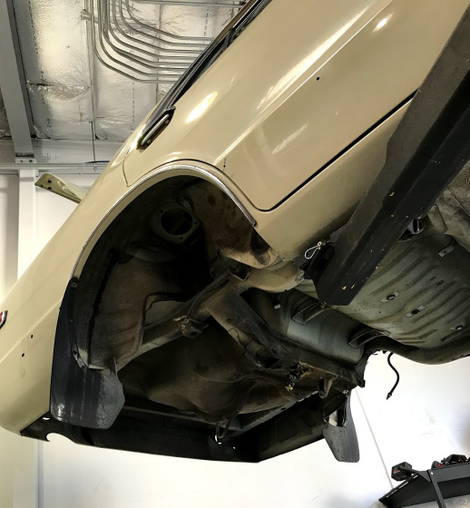 The Accord’s stock rear end: not meaty enough.